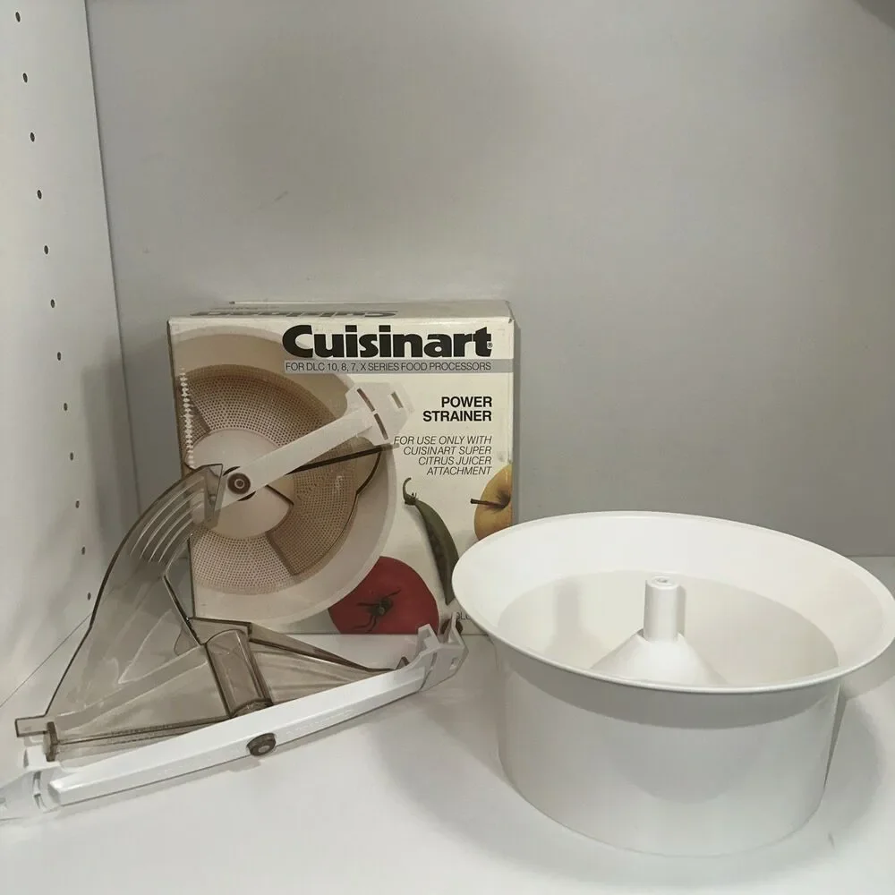 Cuisinart Power Strainer DLC-057 Attachment Super Citrus Juicer DLC-7 8 10 X Box